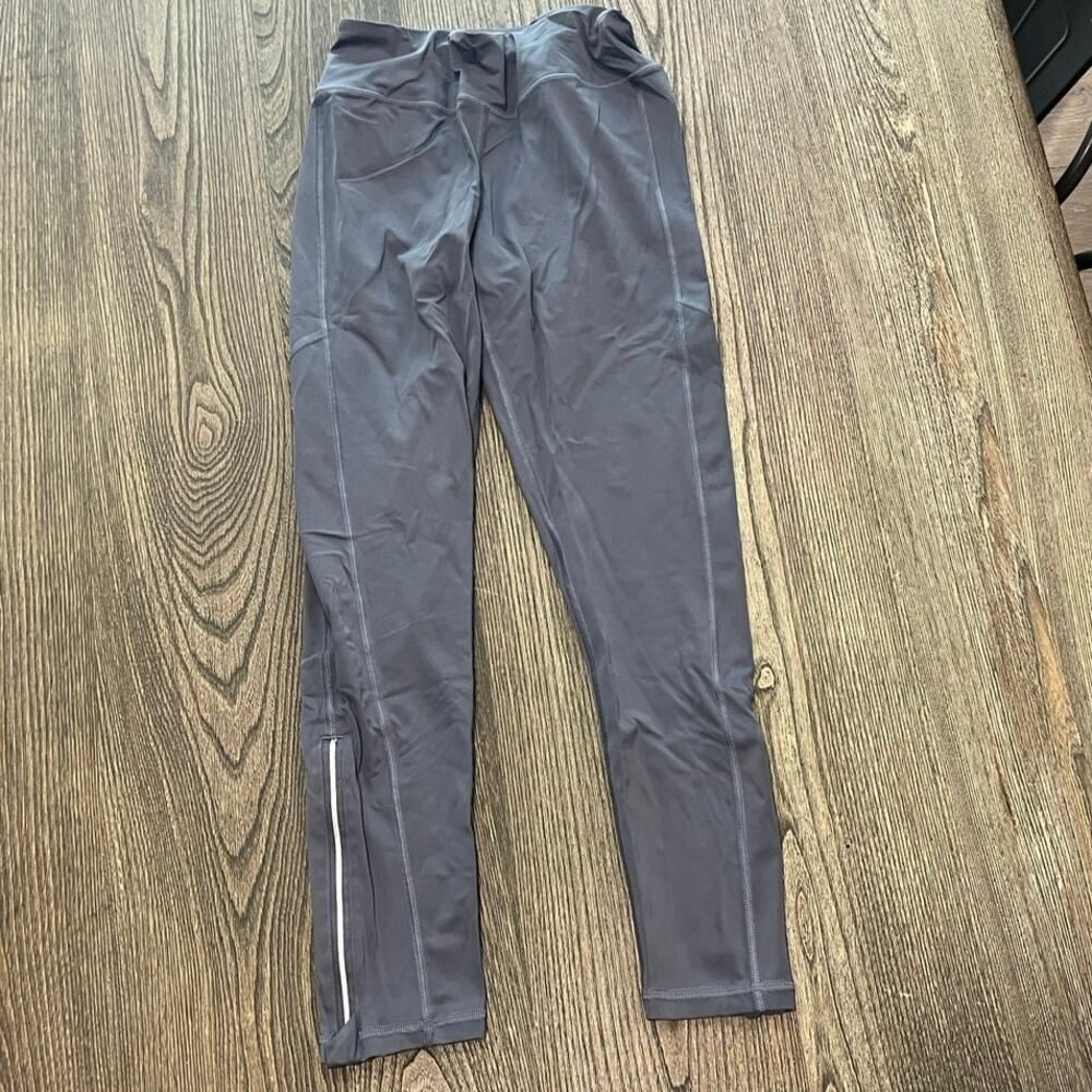 Victoria’s Secret Sport Womens Leggings Mid Rise Pull-On Stretch Gray Size M